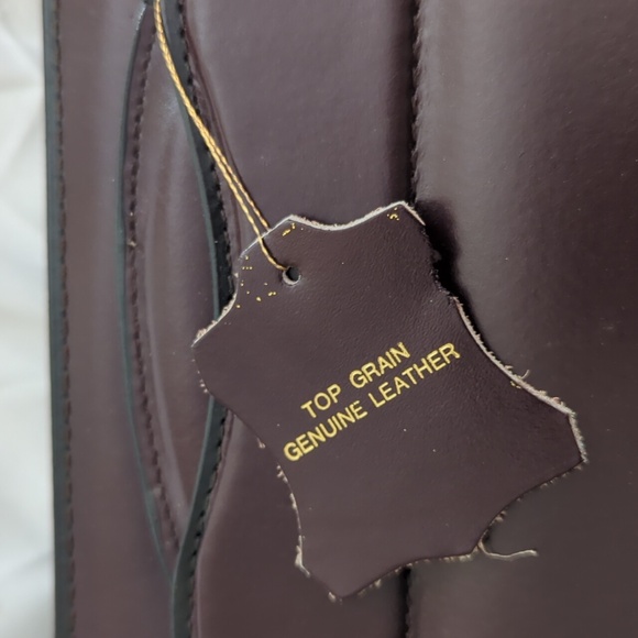 Vintage leather briefcase - Picture 3 of 9